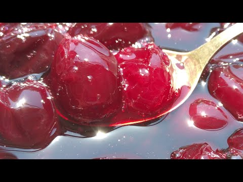 Видео: Цвет не темнеет !!! ВАРЕНЬЕ ИЗ ЧЕРЕШНИ Весь Секрет в Приготовлении! / Cherry Jam