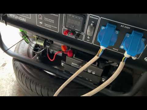 Видео: Генератор Hyundai HHY3500E. Переход на природный газ.