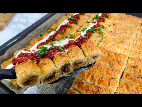 Видео: Хрустящие рулетики из кебаба 😋 سمبوسه با خمیر آماده که هیچ از خوردنش سیر نمیشوید