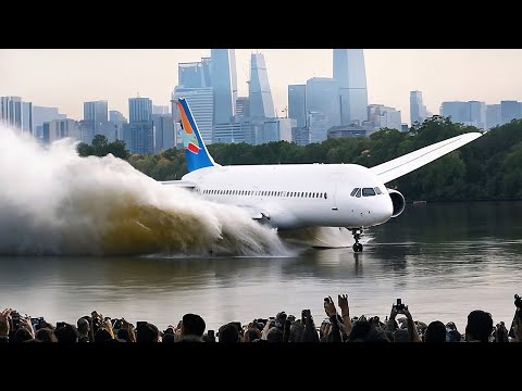 Видео: 70 Невероятных Моментов в Авиации, Снятых на Камеру
