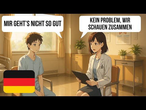 Видео: В кабинете врача 🇩🇪 | 10 диалогов на немецком языке для начинающих (A1–A2)