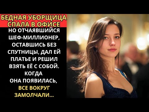Видео: БЕДНАЯ ФАКСИНЕРА спала в офисе, но ШЕФ МИЛЛИОНЕР дал ей ПЛАТЬЕ, и когда она вошла, все ЗАМОЛЧАЛИ