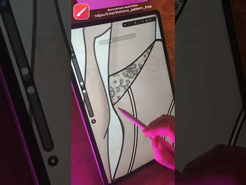 Видео: Работа с кружевной кистью в программе infinite painter