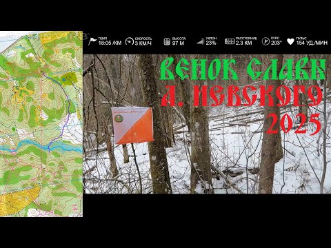 Видео: Спортивное ориентирование (headcam orienteering) - Венок Славы А.Невского 2025, Псков, лонг 12.04.25