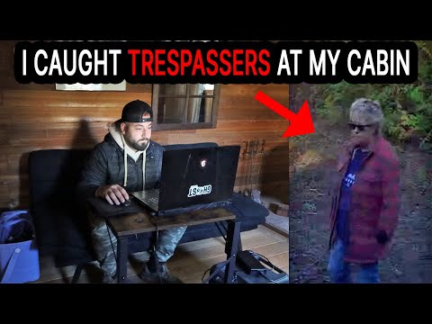 Видео: Заснято на камеру: нарушители в моей новой хижине в лесу!