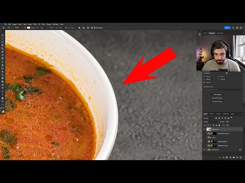 Видео: Мой быстрый и эффективный способ чистки тарелки супа. Обработка фуд-фотографии в Photoshop.