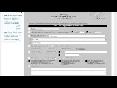 Видео: Представление декларации по форме 230