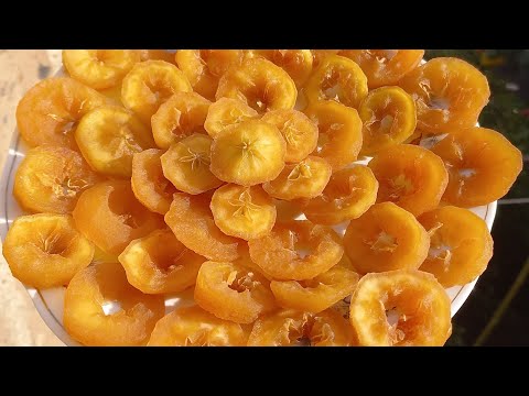 Видео: Կանաչ խնձորի չիր / Цукат из ЯБЛОКИ/ dried apple