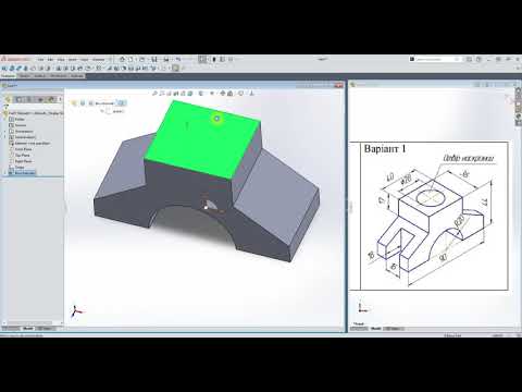 Видео: #Solidworks. Практика для початківців.  Деталь 5