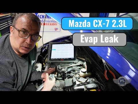 Видео: Утечки испарителей Mazda CX 7 2.3L