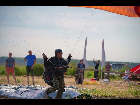 Видео: старт на парапланерной лебёдке