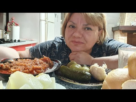 Видео: МУКБАНГ 💢 БОРЩ 😋 КАК ЖЕ ЭТО ВКУСНО. СОЛЁНЫЕ ОГУРЦЫ.ДЫНЯ  MUKBANG 💥 SOPA DE VERDURAS. NO ASMR