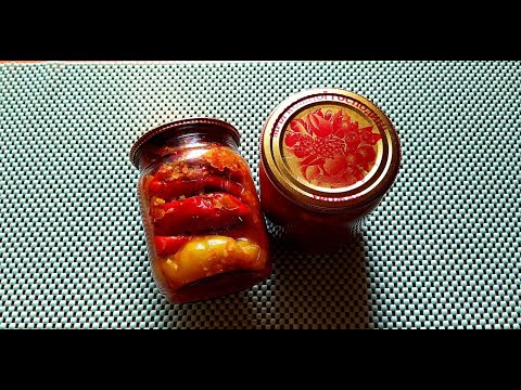 Видео: Жареный перец в маринаде на зиму | Кушать можно через 3 дня