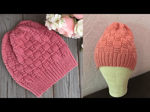 Видео: ОСЕННЯЯ ШАПОЧКА "GALLA" KNITTEDHAT.