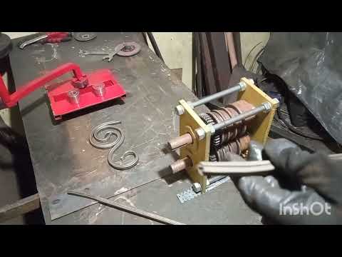 Видео: Блок усиления профильной трубы! Работа с блоком! Работа с гнутиком! Новый заказ ХОЛОДНАЯ КОВКА!!!