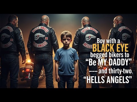 Видео: Мальчик с СИНЯКОМ под глазом просил байкеров «СТАНЬТЕ МОИМ отцом» — и тридцать два «АНГЕЛА АДА»