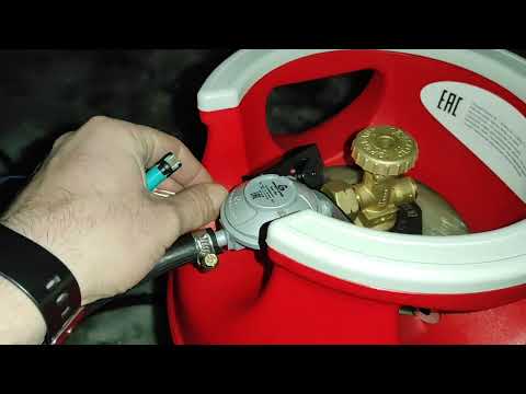 Видео: Тест оборудования для зимней рыбалки. Теплообменник. Композитный баллон и датчик утечки газа.