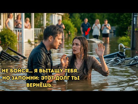 Видео: Отец-одиночка спас девушку из наводнения — а утром она постучала к нему в дверь с тайной…
