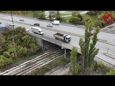 Видео: Ремонт на релсов път при надлез Надежда - София 05.11.2025