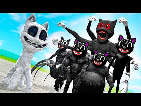 Видео: БЕЛЫЙ МУЛЬТЯШНЫЙ КОТ ПРОТИВ ВСЕХ КАРТУН КЭТОВ В ГАРРИС МОД! SCP WHITE CARTOON CAT В Garry`s Mod!