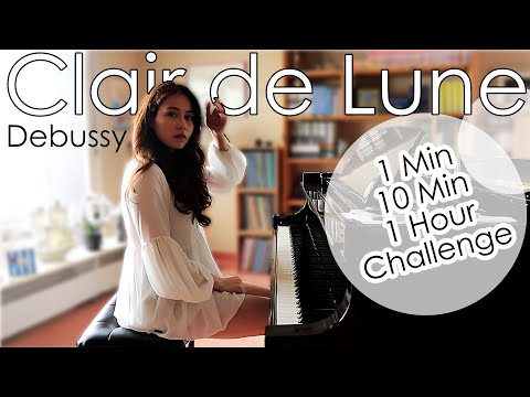 Видео: Испытание на 1 минуту, 10 минут, 1 час: Лунный свет - Дебюсси
