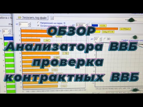 Видео: Обзор анализатора ВВБ 🔋 Проверка контрактных ВВБ Toyota, Honda