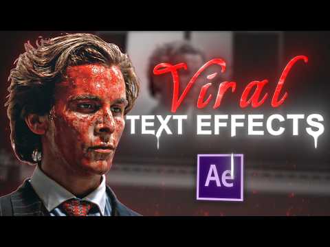 Видео: ВИРУСНЫЕ ТЕКСТОВЫЕ ЭФФЕКТЫ I Учебник After Effects