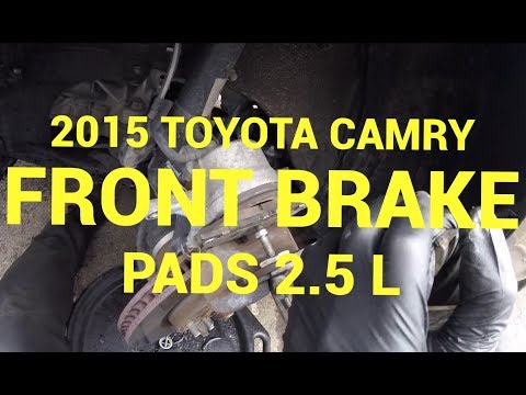 Видео: Передние тормозные колодки Toyota Camry 2015 года: Филадельфия
