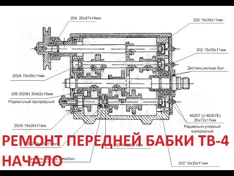Видео: Ремонт передней бабки ТВ-4. Начало