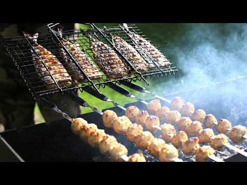 Видео: ТАК СКУМБРИЮ НА УГЛЯХ ВЫ ЕЩЕ НЕ ГОТОВИЛИ. РЫБА С НАЧИНКОЙ НА УГЛЯХ