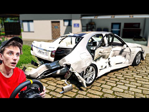 Видео: Восстановил после ДТП Mercedes E63 AMG w212 | РП ПЕРЕКУП В БИМКЕ | BeamNG.drive