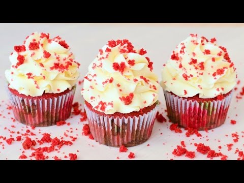 Видео: Капкейки Красный бархат ☆ Red velvet cupcakes