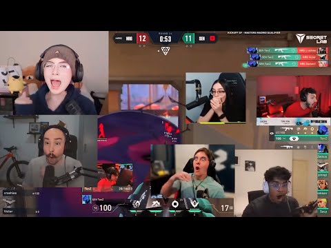 Видео: ВСЕ стримеры реагируют на SEN TenZ insane SEN VS NRG (ПОБЕДИТЕЛЬ В МАДРИДЕ)