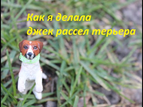 Видео: Как я делала джек рассел терьера/Поцесс создания фигурки