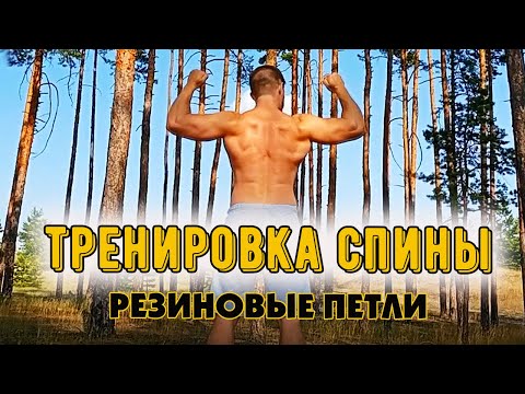 Видео: Упражнения с резиновыми петлями. Тренировка спины