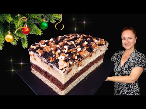 Видео: ✨🍰 Праздничный торт женский каприз вкусный красивый торт на Новый год Люда Изи Кук, сметанник к чаю