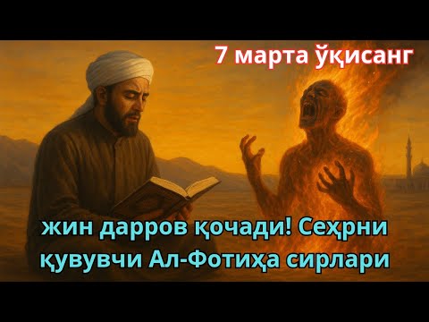 Видео: 7 марта ўқисанг, жин дарров қочади! Сеҳрни қувувчи Ал-Фотиҳа сирлари”