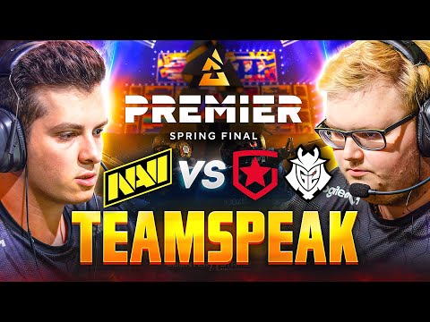 Видео: Тимспик NAVI CS:GO vs Gambit и G2 на @BLAST Premier  Spring Final 2021