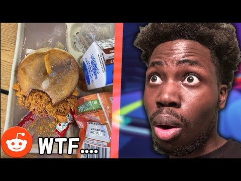 Видео: Снова смотрю на УЖАСНЫЙ школьный обед моих зрителей...