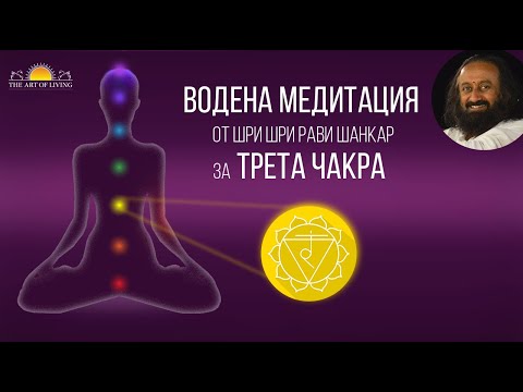 Видео: Водена медитация за Трета чакра: Шри Шри Рави Шанкар