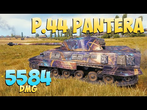 Видео: P.44 Pantera - 2 Kills 5.5K DMG - Красочный! - Мир Танков