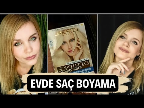 Видео: Окрашивание корней дома, как у парикмахера! | L'OREAL Excellence Pure Blonde 01 УЛЬТРАСВЕТЛЫЙ НАТ...