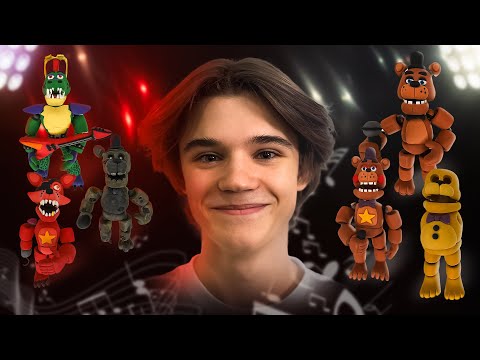 Видео: Иса лепит FNAF ✅ Пластилиновый мир ✅ Лепим из легкого пластилина  фигурки Фнаф