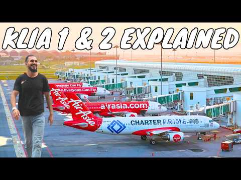 Видео: KLIA 1 и 2 | Международный аэропорт Куала-Лумпура | Всё, что вам нужно знать о транспорте в аэроп...