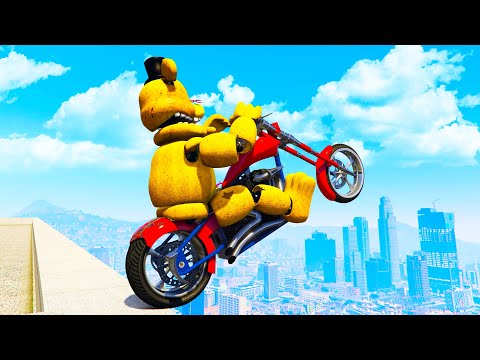 Видео: Фредди FNAF и Мото Фейлы - [Аниматроники Рэгдоллы GTA 5] - Серия 49