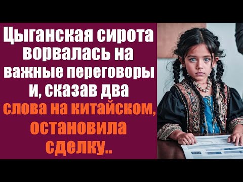 Видео: Цыганская сирота ворвалась на важные переговоры и сказав два слова на китайском остановила сделку..