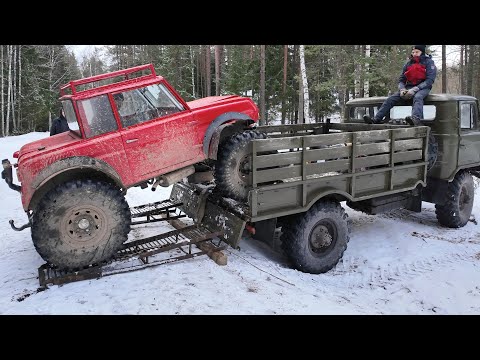 Видео: МОНСТР ИНВАЛИДКА 4х4 против ГАЗ-66!