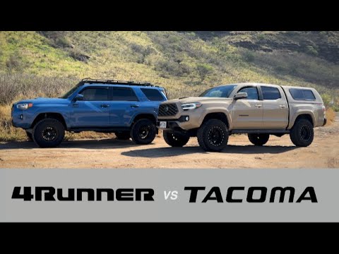 Видео: 4RUNNER против TACOMA — Что выбрать?