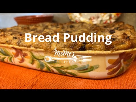 Видео: Рецепты MeMe | Хлебный пудинг