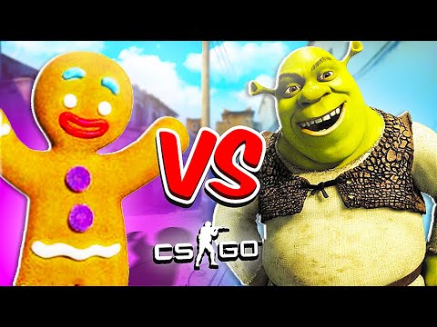 Видео: ШРЕК ПРОТИВ ПРЯНИК ! МАНЬЯК CS:GO